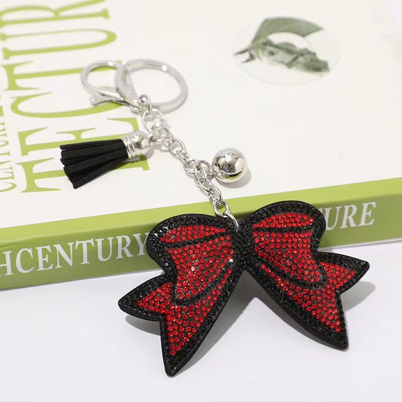 Bow Keychain Diamond Bag Pendant Ornaments Tassel Accessories_voghion.com