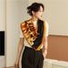 Phoenix Pattern Luxury Square Scarf Women's Winter Scarf Shawl Personalized Foreigner Silk Scarf Online Live 110cm_voghion.com