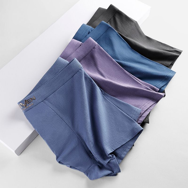 Pánské boxerky 4 ks, velké, bezešvé, bavlněné, tenké, velikost L-4XL_voghion.com