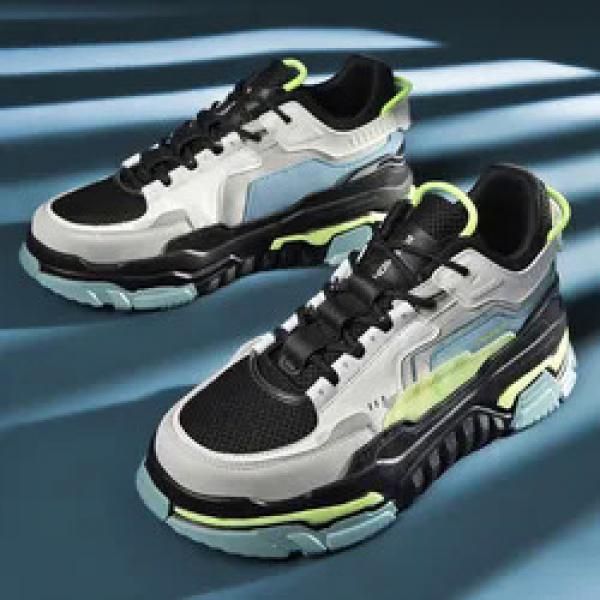 2023 Scarpe casual sportive con lacci traspiranti alla moda maschile di alta qualità da uomo, scarpe da ginnastica retrò e robuste, da corsa_voghion.com