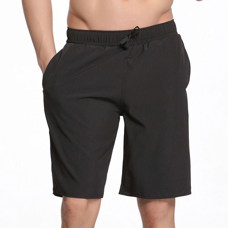 Men's Clothing Men's Four Point Beach Pants Large Size Quick Drying Seaside Drifting Swimming Trunks Men Hot Spring Pants_voghion.com
