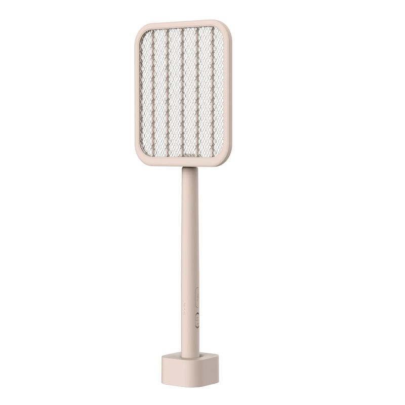 Faltbare elektrische Fliegenklatsche USB-Aufladung Mückenschutz Zapper 1200mAh Moskitoschläger Insektenvernichter für das Schlafzimmer zu Hause_voghion.com