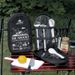 Outdoor chopping board portable cookware bag, emotional ethnic style camping handbag, spatula, meat fork storage bag_voghion.com