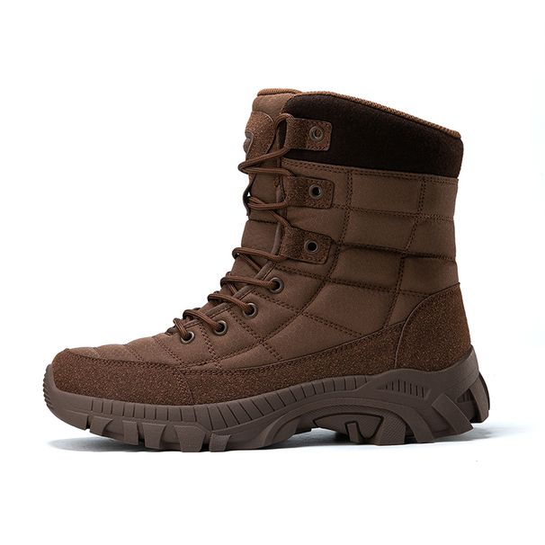 Outdoor-High-Top-Stiefel für Herren, dickbesohlte, stoßdämpfende, atmungsaktive Kampfstiefel für Herren, atmungsaktiv, bequem, lässig, Herrenstiefel_voghion.com