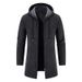 2025 Herbst und Winter Kapuzenpullover Herren Mittel und lang Lose Plus Size Pullover Jacke Strickjacke Herren Top_voghion.com