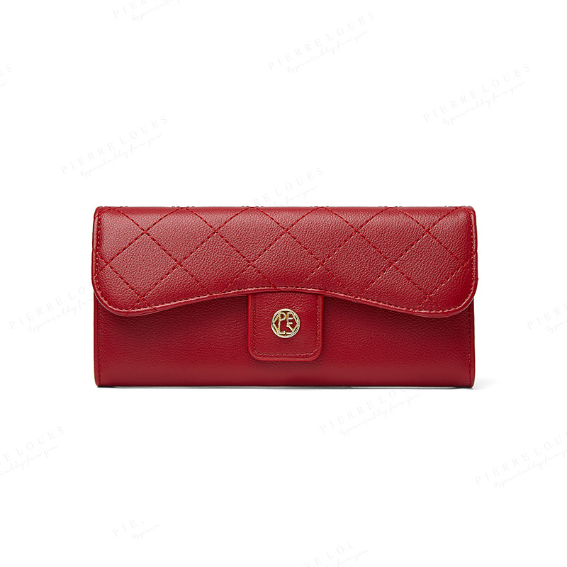 2024 New Wallet Long Women's Fashion Small Fragrant Wind Lingge Wallet Multi Functional Women's Handbag_voghion.com