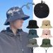 Hot Sale Summer Large Size Waterproof Bucket Hats Foldable Adjustable Drawstring Fisherman Caps Outdoor Beach Sun Hat Casual_voghion.com