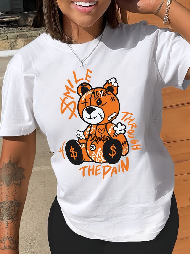 fashion casual printed T-shirt_voghion.com