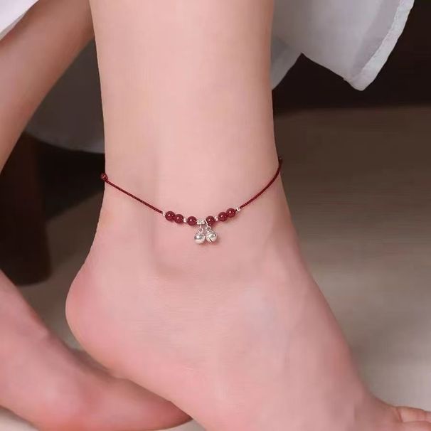 Step-by-Step Ancient Bell Women, Ins Niche Red String Birth Year, New Style Best Friends, Sexy Anklet For Women_voghion.com