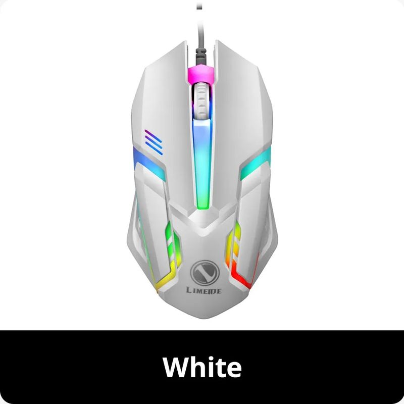 LED Luminous Backlit USB Wired For Desktop Laptop Mute Office Computer Gaming Mouse_voghion.com