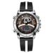 Men's Sport Digital Analog Watch With Rubber Strap - Multifunctional Quartz Watch With Luminous Display, Alarm, Calendar & Weekday Feature_voghion.com