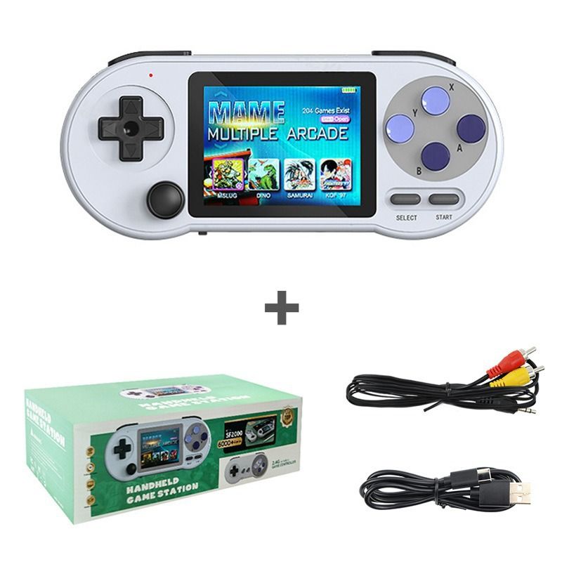 Console per videogiochi Nuovo prodotto SF2000 Nostalgic GBA Arcade Joystick Console per videogiochi portatile Linea Doppia uscita TV Piccola_voghion.com
