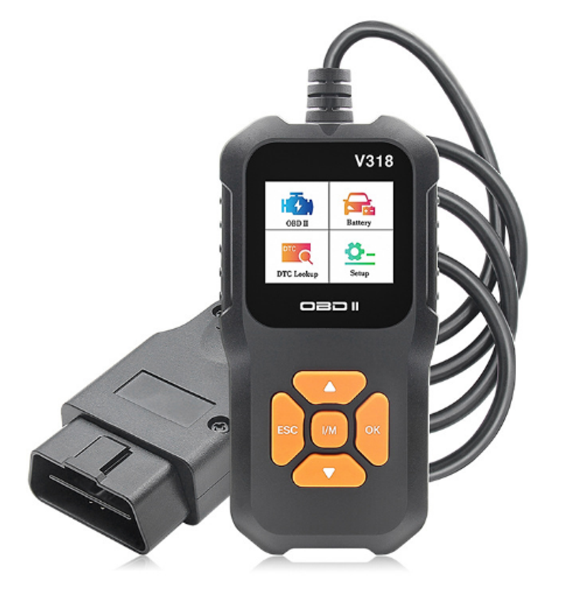 PSV318 Otomotiv akü dedektörü Motor arıza dedektörü obd 2 Bluetooth okuma kodu kartı Araba teşhis aracı ECU arıza analizi elm327OBD arayüzü_voghion.com