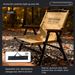 GIUMA Camping Aluminum Alloy Detachable Kermit Folding Chair Heightened Outdoor Tactical Fishing Picnic_voghion.com