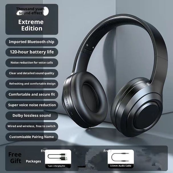 DR58 Bluetooth Headphones With Active Noise Cancelling, 40H Playtime, Lightweight Comfort, Hi-Fi Stereo Sound, Foldable Design For Travel/Gaming/Work_voghion.com