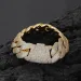 22mm Hip Hop 5A Cubic Zircon Tennis Bracelets Real Gold Plated Bracelet Cuban K Men Jewelry_voghion.com