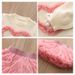 Completo maglione lavorato a maglia e gonna a sbuffo per bambine - Morbido misto poliestere, stile coreano, 1-3 anni (80-100 cm), rosa, stampa cartoon_voghion.com