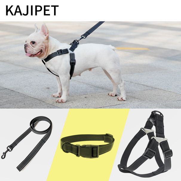 Leash Vest Style For Small And Medium Dogs Corgi French Bulldog Shiba Inu Adjustable Chest Harness Dog Chain_voghion.com