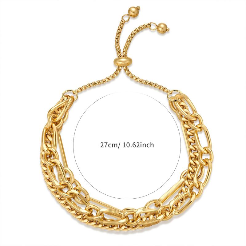 Pulsera ajustable de lujo retro francesa, ligera y de alta gama, con un temperamento exagerado y moderno, joyería de nicho para mujer._voghion.com