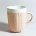 Water Mug Wool Thread Coffee High Temperature Resistant Ceramic Cup White Porcelain_voghion.com