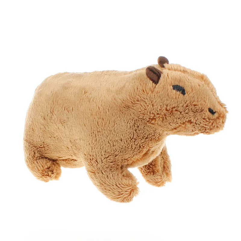 18/30cm Capybara Rongeur Peluche Animal de Bande Dessinée Hydrochoerus Hydrochaeris Peluche Poupée Peluche Cadeau de Noël Jouets Pour Enfants_voghion.com