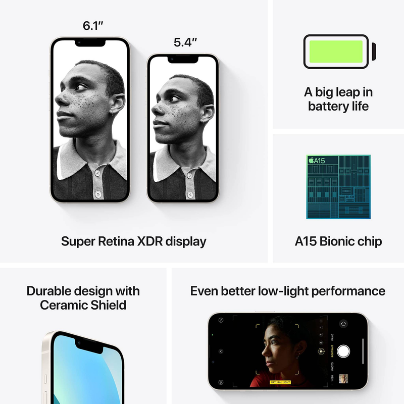Refurbished IPhone 13, 256 GB, Dual SIM_voghion.com