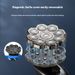 Rasoio elettrico rotante a 9 lame - IPX7 impermeabile, display LED, ricaricabile tramite USB, basso rumore (46 dB), testine flottanti per la cura di barba e calvizie_voghion.com