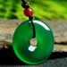 Ice-grade Agate Emerald Green Peace Pendant, Jade Agate Pendant, Jade Necklace, Main For Health And Peace._voghion.com