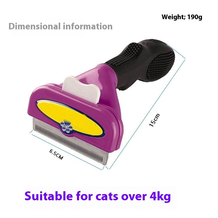 Third generation cat dog to remove floating and dead hair, beauty comb, knot opening massage pet comb_voghion.com