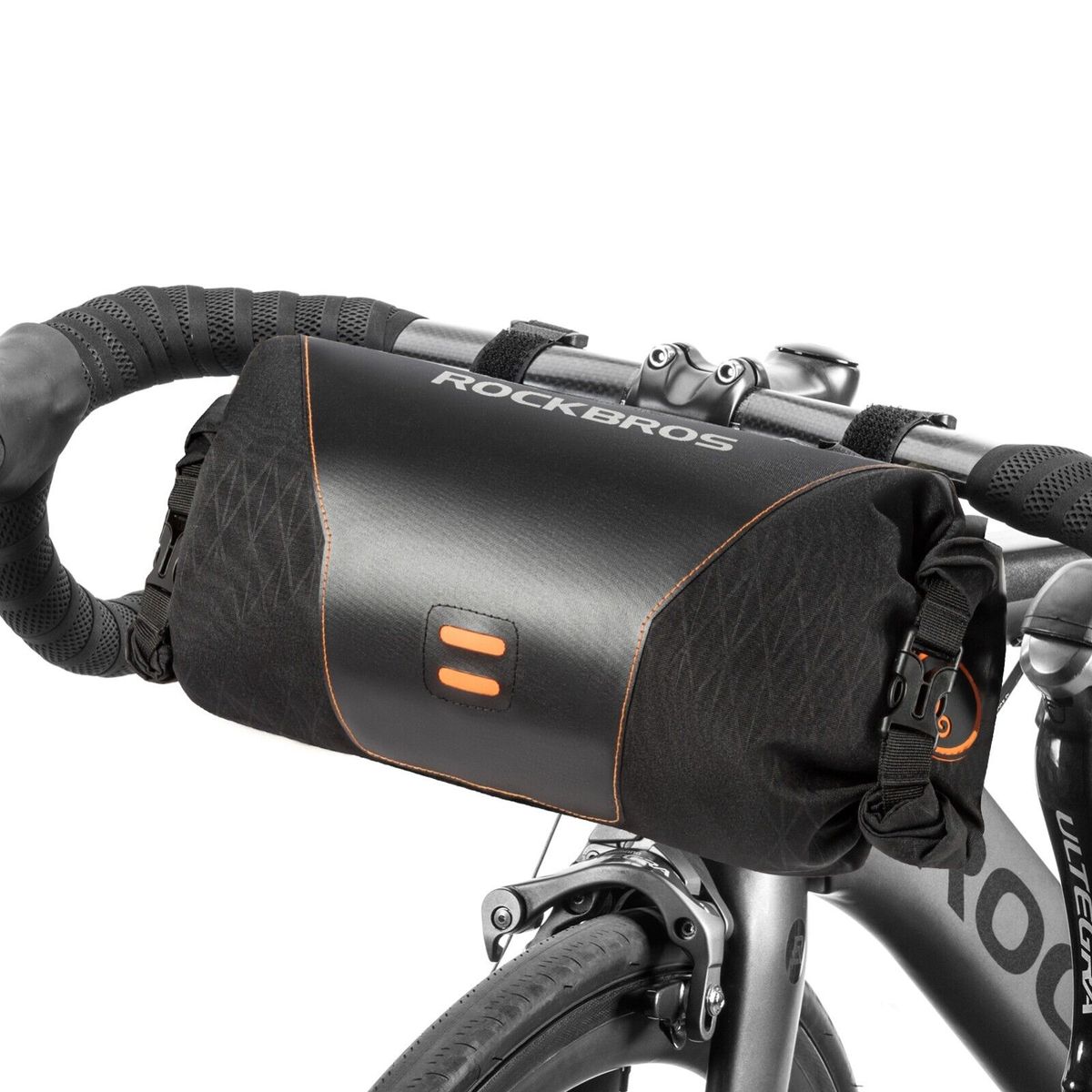 ROCKBROS Borsa manubrio bicicletta Borsa anteriore Borsa telaio Impermeabile circa 2L Nero_voghion.com
