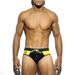 UXH Sommer Sexy Block Herren Badehose Mode Kontrastfarbe Badeanzug Bikini Strand Dreieck Shorts Männer_voghion.com