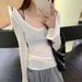 Designed Flared Striped V-Neck Long Sleeve T-Shirt Top Women, Autumn New Style, Waist-Cinching Slimming Inner Layer Base_voghion.com