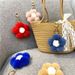Bag Charm Creative Flower Ball Keychain Cute Plush Flower Bag Pendant Mobile Phone Accessories Car Key Ring Gift_voghion.com
