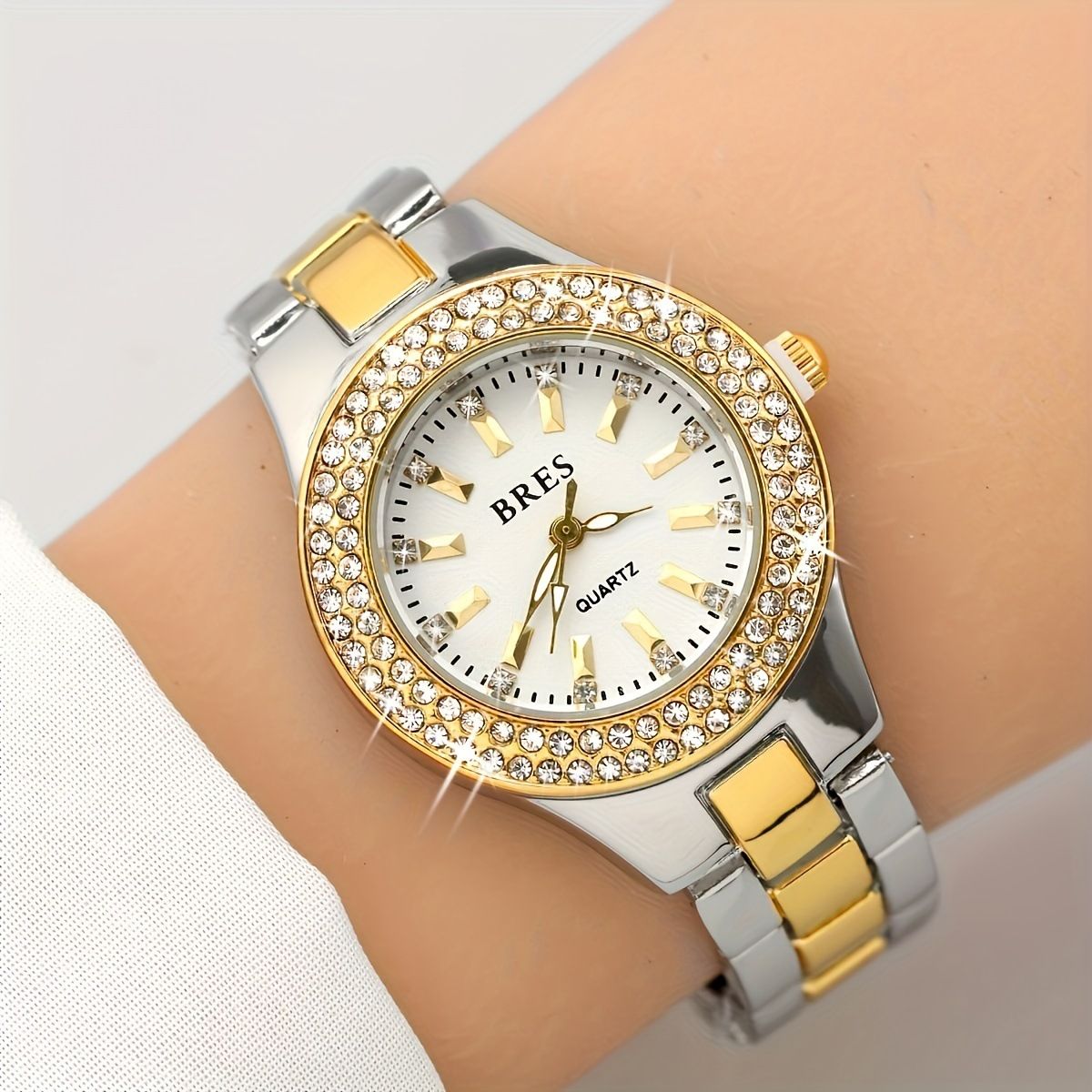 Montre pour femme, version coréenne, tendance, étanche, élégante, de grande valeur, entièrement en diamants, nouvelle collection 2024_voghion.com