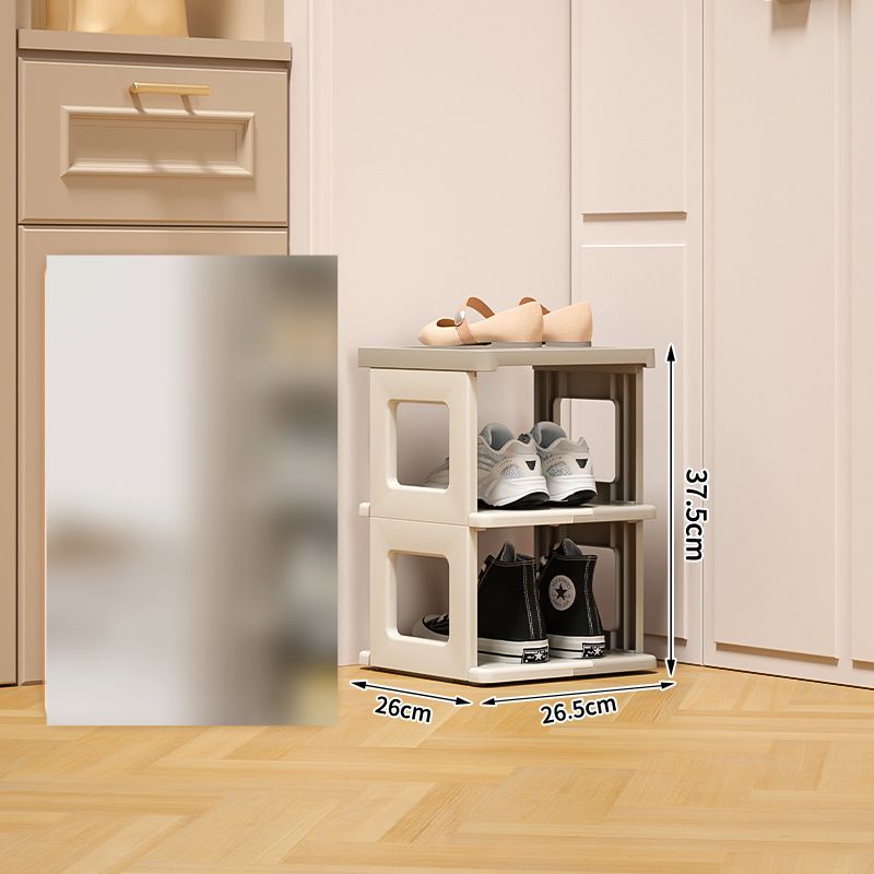 Scarpiera pieghevole creativa, multistrato, salvaspazio, per la casa, per riporre le scarpe, per dormitorio, con installazione gratuita._voghion.com