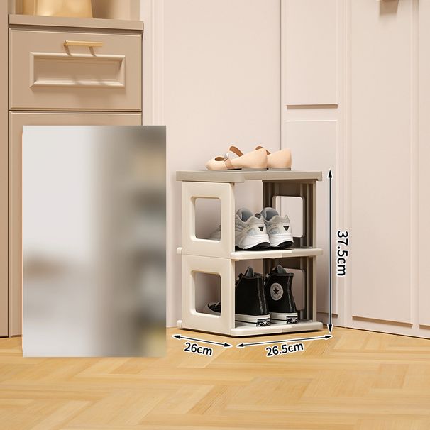Scarpiera pieghevole creativa, multistrato, salvaspazio, per la casa, per riporre le scarpe, per dormitorio, con installazione gratuita._voghion.com