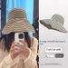 Women's UPF50+ Foldable French Style Sun Hat - Striped Beach Hat With Wide Brim Packable Travel & UV Protection For Summer_voghion.com