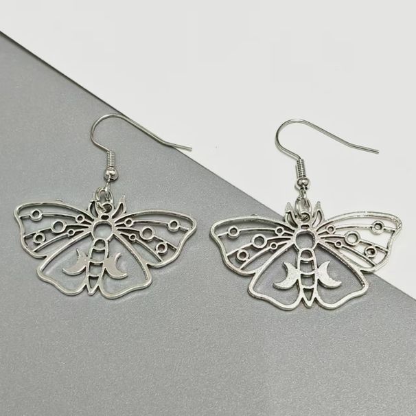 Cross-Border Neue hohle Ohrhänger für Damen im Gothic-Stil mit Schmetterlingsanhänger aus Legierung im europäischen und amerikanischen Stil_voghion.com