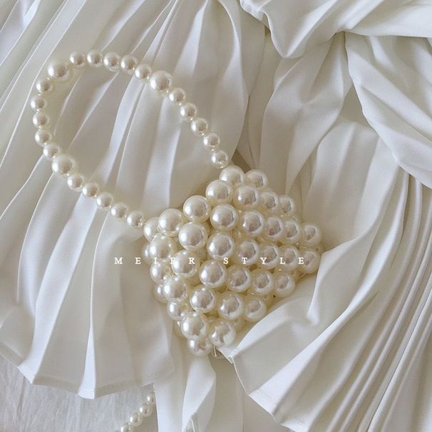 Gotowa mała perłowa torebka typu crossbody, nowa, ręcznie tkana, wysokiej klasy portmonetka na monety, z koralikami DIY_voghion.com