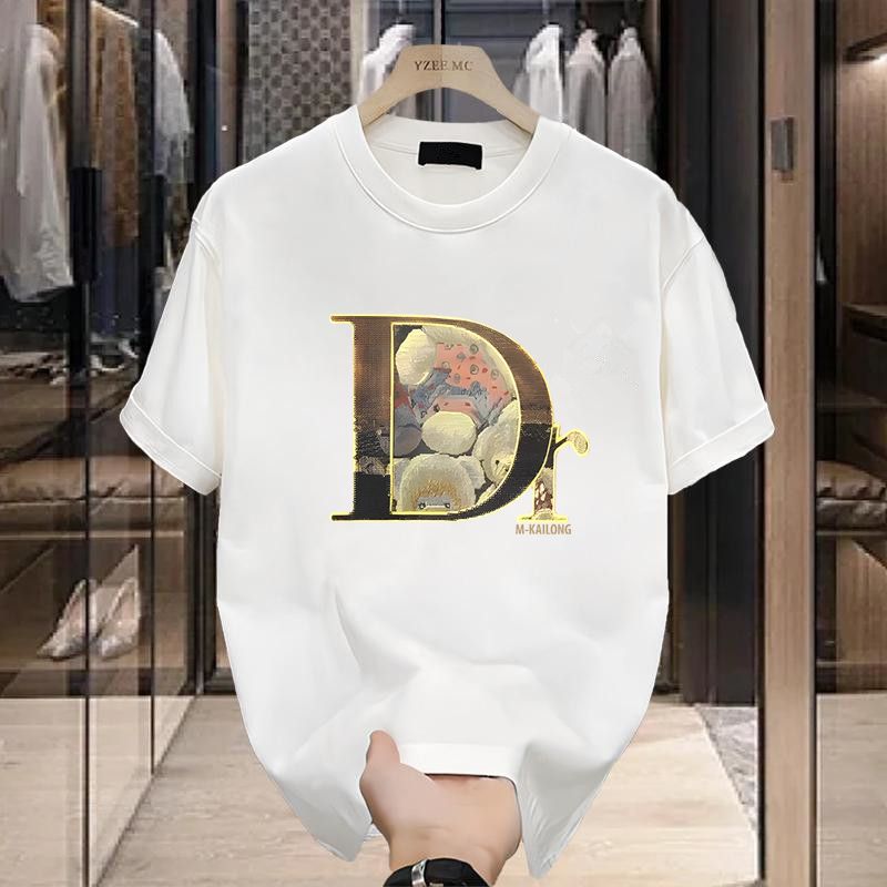 Hochwertiges Rundhals-Pullover-Kurzarm-T-Shirt für Herren_voghion.com