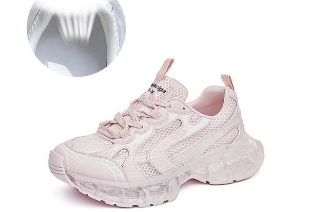 Papa 2024 Été Nouvelles Chaussures de Sport à Semelles Épaisses pour Femmes Chaussures de Course Légères et Respirantes de Grande Valeur_voghion.com