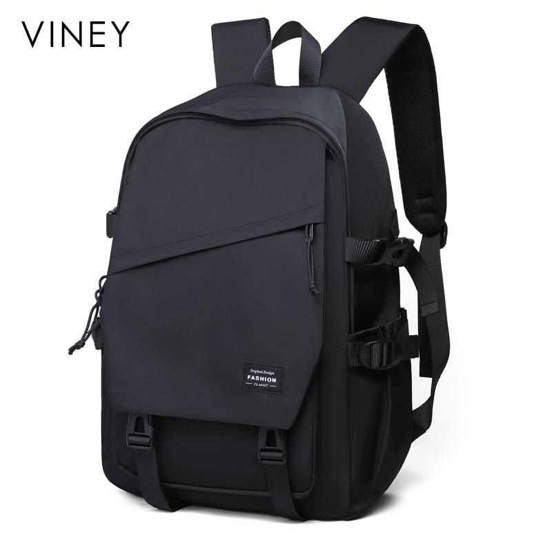 VINEY Backpack Men And Women Couple Backpack Computer Travel Backpack Large Capacity Casual Versatile Student Schoolbag_voghion.com