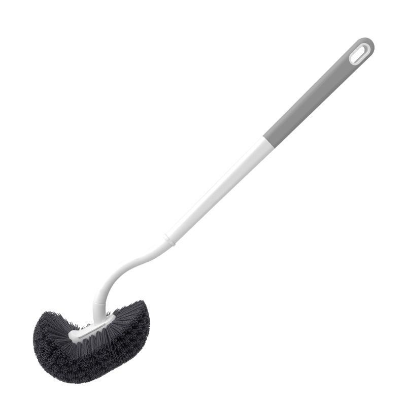 Flexible Angle Toilet Brush - Soft Bristle Cleaning Brush With Ergonomic Handle, Deep Clean Design For Hard-to-Reach Areas_voghion.com