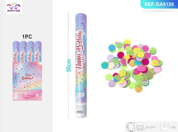 50CM Macaron Series Mixed Color Circular Flower: HP Design, Lighting Up Birthday Moments_voghion.com