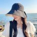 Cappelli da pescatore estivi da donna, con tesa larga, protezione UV, stile coreano, casual, alla moda_voghion.com