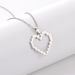 2025 New Arrivals Unift Hollow Mosaic Heart for Women Stainless Steel Clavicle Necklace Trendy Jewelry Pixel Game Lover Gift Daughter Kid_voghion.com