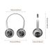 Trendy American Style Metal Headband Music Sports Wireless Bluetooth Headphones Noise Cancelling Headset 2025 New Model_voghion.com