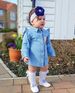 Abbigliamento per bambini Nuova giacca in denim con bottoni Camicia in denim a maniche lunghe_voghion.com