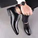 2024s British Men'S Best Man Black Groom Business Suit Soft Sole Summer Casual Leather Wedding Shoes_voghion.com