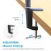 Universal Mobile Phone Holder Tablet Stand Stretchable 1/4' Screw Tip for Camera DSLR Desktop Phone Stands with Cellphone Clip_voghion.com